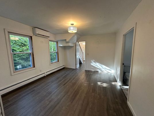 Empty room, Interior, Wood Texture Flooring