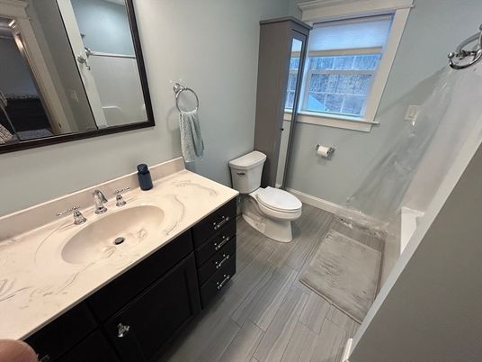 Bathroom, Interior, Wood Texture Flooring