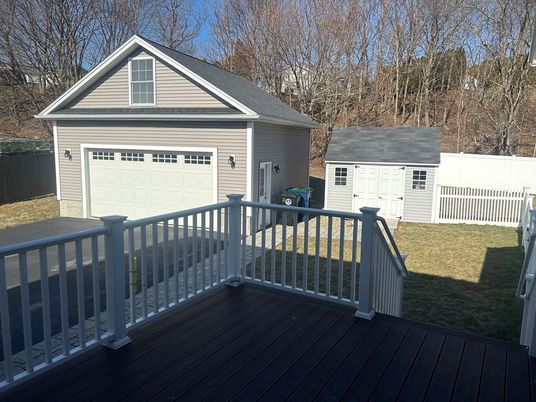 Backyard, Detached Garage, Exterior