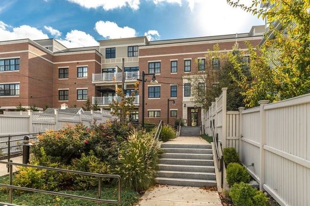 Exterior, Facade, Brick Facade, Condo Building