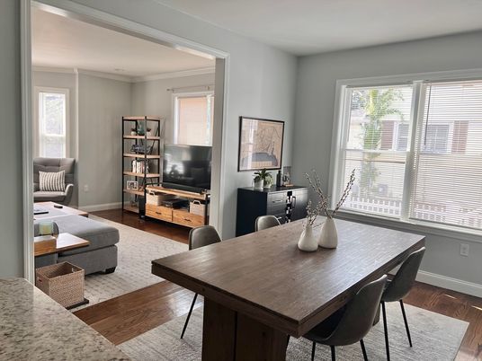 Dining room, Interior, Living room, Wood Texture Flooring