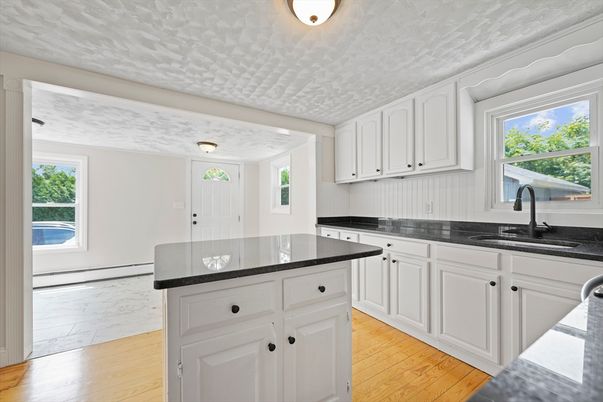 Interior, Kitchen, Marble, Wood Texture Flooring