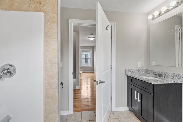 Bathroom, Interior, Wood Texture Flooring