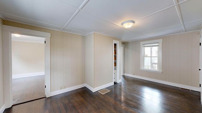 Empty room, Interior, Wood Texture Flooring