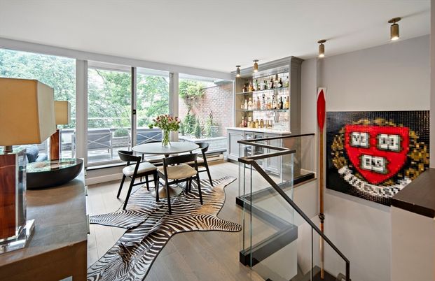 Dining room, Interior, Wood Texture Flooring