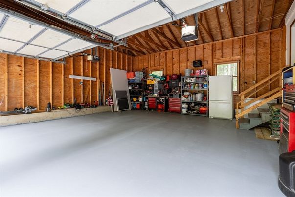 Garage, Interior, Wooden Ceilings, Wooden Walls