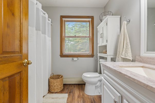 Bathroom, Interior, Wood Texture Flooring