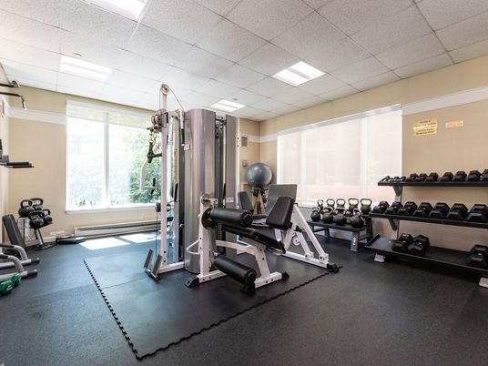 Fitness Equipment, Gym, Interior, Recessed Lighting