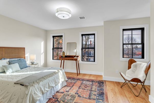 Bedroom, Interior, Wood Texture Flooring