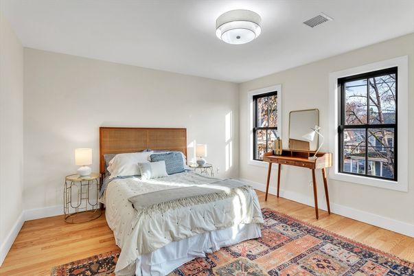 Bedroom, Interior, Wood Texture Flooring