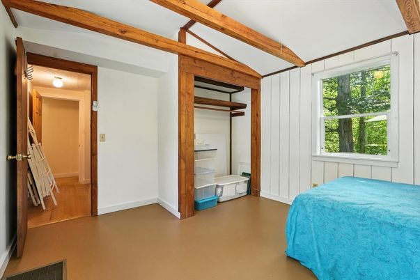 Bedroom, Interior, Wooden Beams