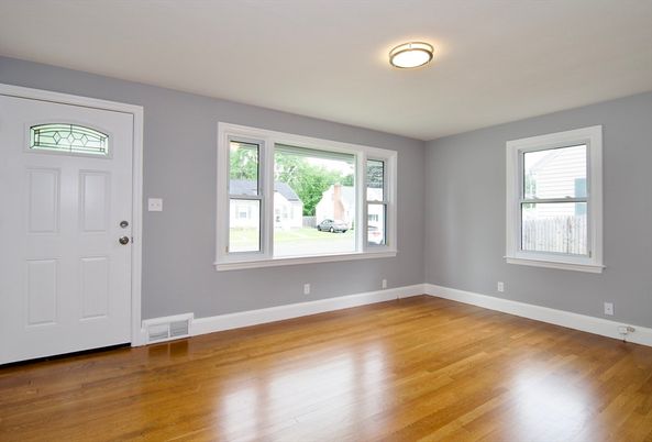 Empty room, Interior, Wood Texture Flooring