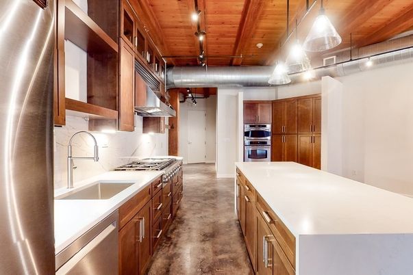 Interior, Kitchen, Stainless Steel Appliances, Wooden Beams, Wooden Ceilings