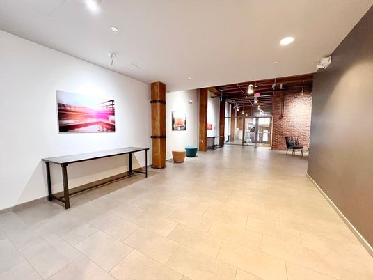 Interior, Recessed Lighting, Stone Walls