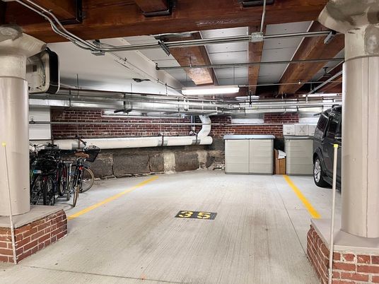 Garage, Interior, Stone Walls