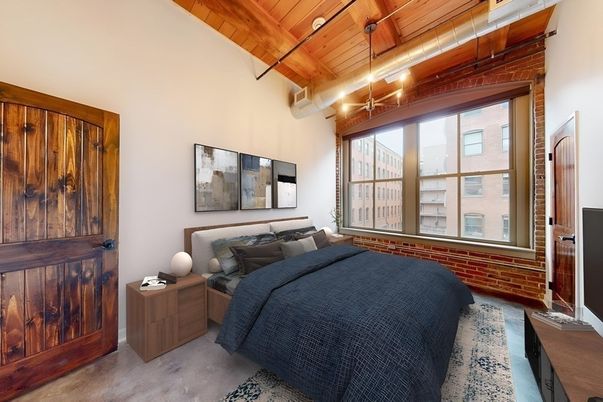 Bedroom, Interior, Wooden Beams, Wooden Ceilings