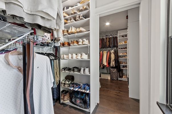 Interior, Recessed Lighting, Walk-in Closets, Wood Texture Flooring