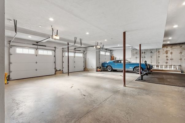 Garage, Interior, Recessed Lighting