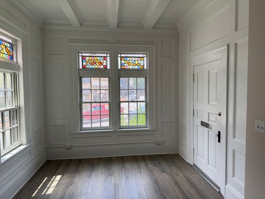 Empty room, Interior, Wood Texture Flooring