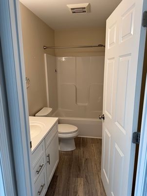Bathroom, Interior, Wood Texture Flooring