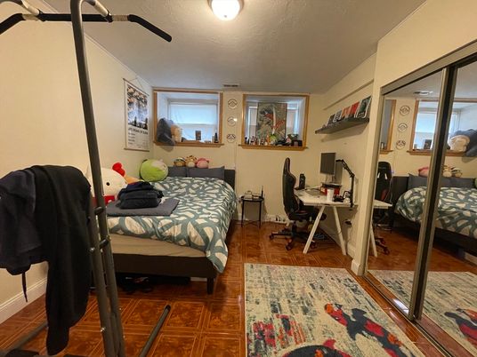 Bedroom, Home Office, Interior, Wood Texture Flooring