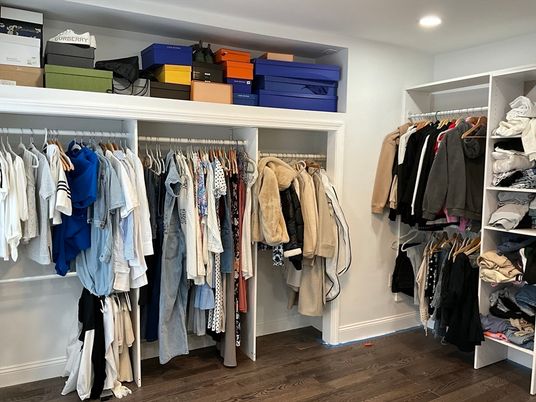 Interior, Recessed Lighting, Walk-in Closets, Wood Texture Flooring