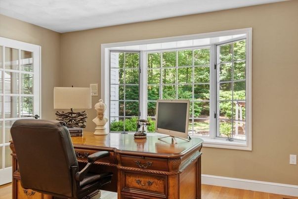 Home Office, Interior, Wood Texture Flooring