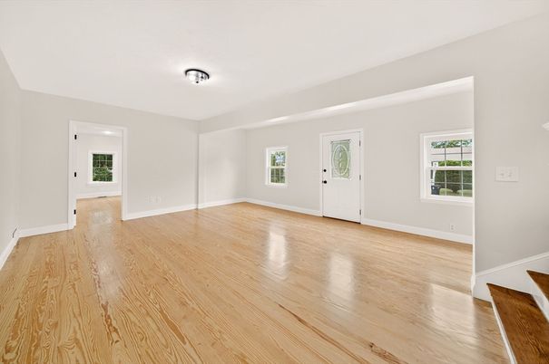 Empty room, Interior, Wood Texture Flooring
