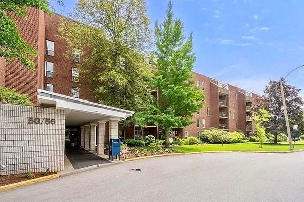 Exterior, Facade, Brick Facade, Condo Building