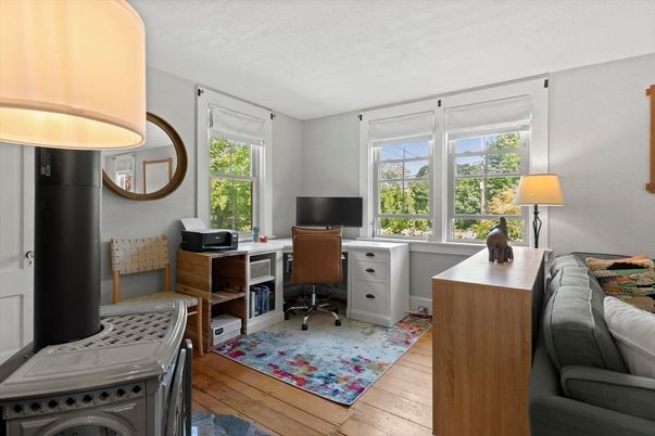 Home Office, Interior, Wood Texture Flooring