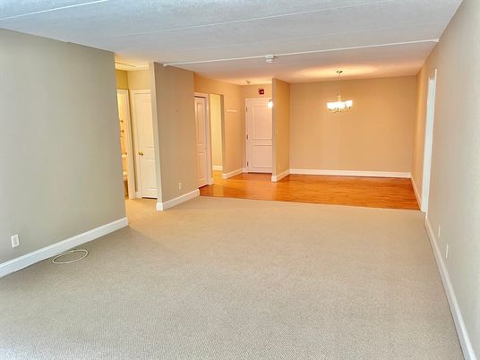 Chandelier, Empty room, Interior, Wood Texture Flooring