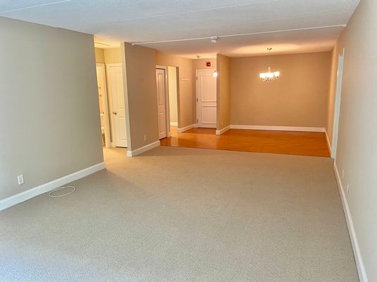 Chandelier, Empty room, Interior, Wood Texture Flooring