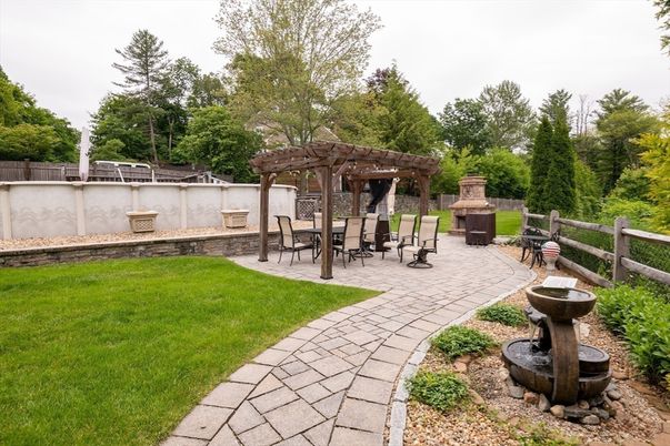 Backyard, Exterior, Fireplace