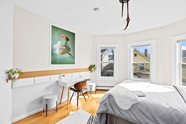 Bedroom, Home Office, Interior, Wood Texture Flooring