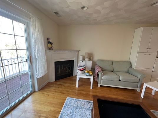 Fireplace, Interior, Wood Texture Flooring
