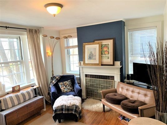 Fireplace, Interior, Wood Texture Flooring