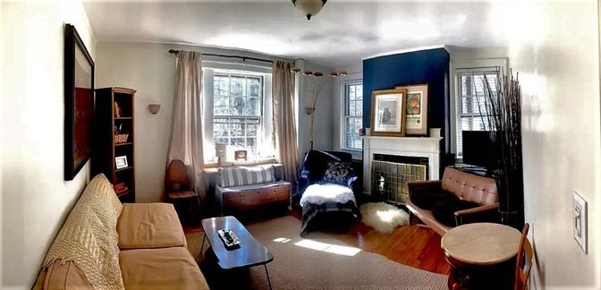Fireplace, Interior, Living room, Wood Texture Flooring