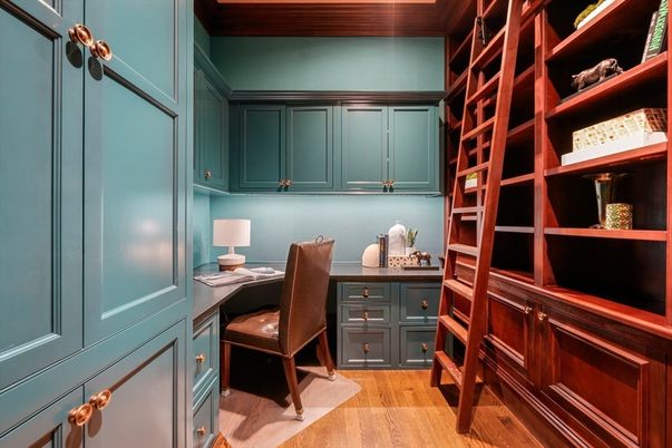 Home Office, Interior, Wood Texture Flooring