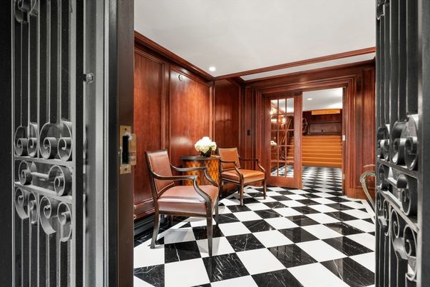 Interior, Marble, Recessed Lighting, Wooden Walls