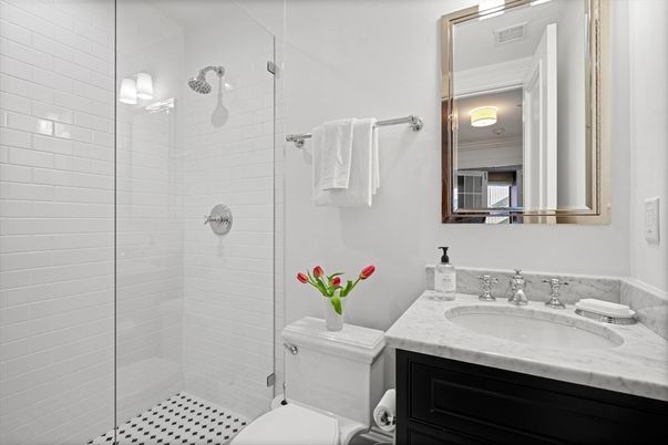 Bathroom, Glass Shower, Interior