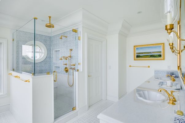 Bathroom, Glass Shower, Interior