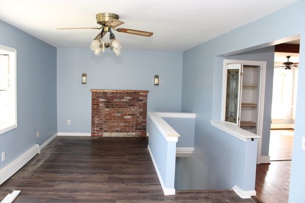 Empty room, Interior, Wood Texture Flooring