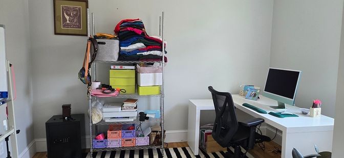 Home Office, Interior, Wood Texture Flooring