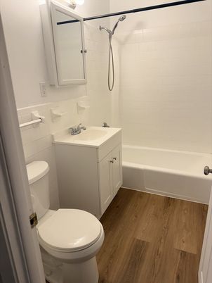 Bathroom, Interior, Wood Texture Flooring