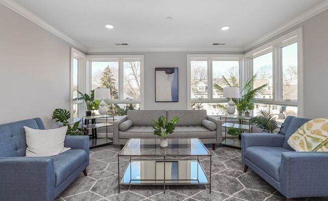 Interior, Living room, Recessed Lighting