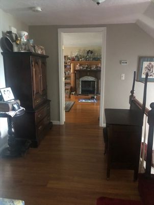 Fireplace, Interior, Wood Texture Flooring