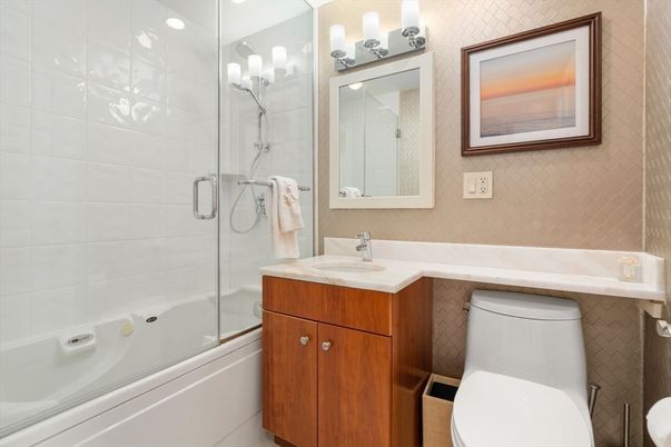 Bathroom, Glass Shower, Interior