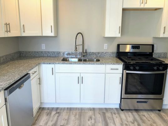 Interior, Kitchen, Wood Texture Flooring