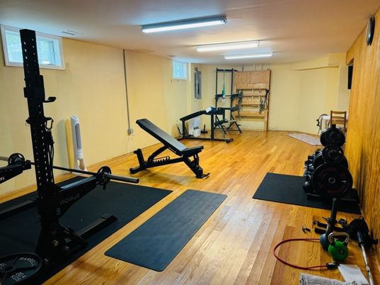 Fitness Equipment, Interior, Wood Texture Flooring