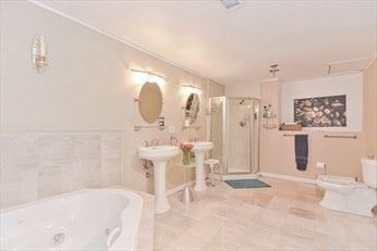Bathroom, Dual Sink Vanities, Glass Shower, Interior